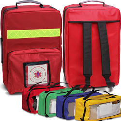 ZAINO BORSA EMERGENZA SOCCORSO RESCUE - 32x24xh.52cm - vuoto