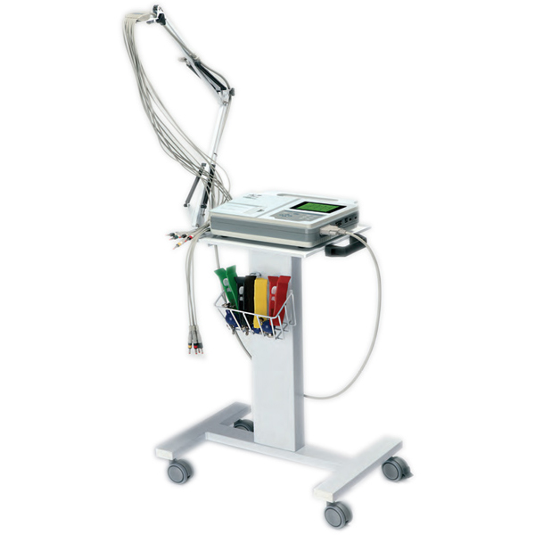 CARRELLO PER ELETTROCARDIOGRAFI IN ACCIAIO - 36x31,5xh.72cm