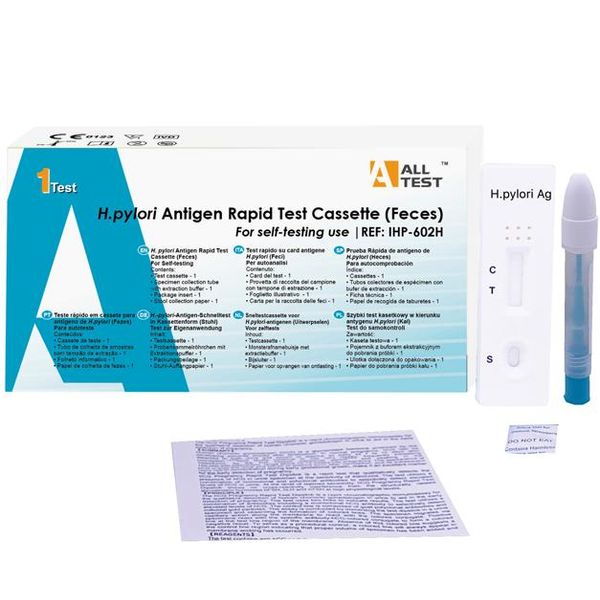 TEST HELICOBACTER PYLORI NELLE FECI - autocontrollo domiciliare - adulti