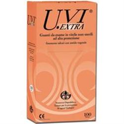 GUANTI IN VINILE UVI EXTRA con polvere - conf.100pz - varie misure