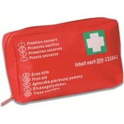 Walser Borsa di pronto soccorso per auto Rosso DIN13164-2022