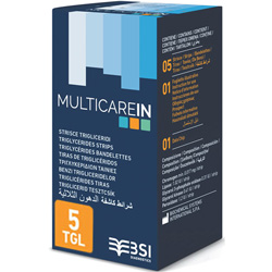 STRISCE TRIGLICERIDI - MULTICARE IN - conf. 5pz + 1chip