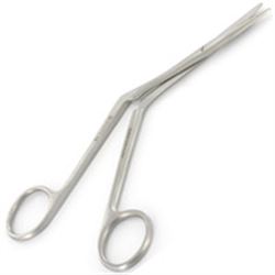 FORBICI ANGOLATE DA ORL - HEYMANN - in acciaio inox - 18cm