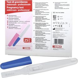 TEST DI GRAVIDANZA MIDSTREAM 20mlU/ml - uso professionale - risultato in 3 minuti - conf.25pz