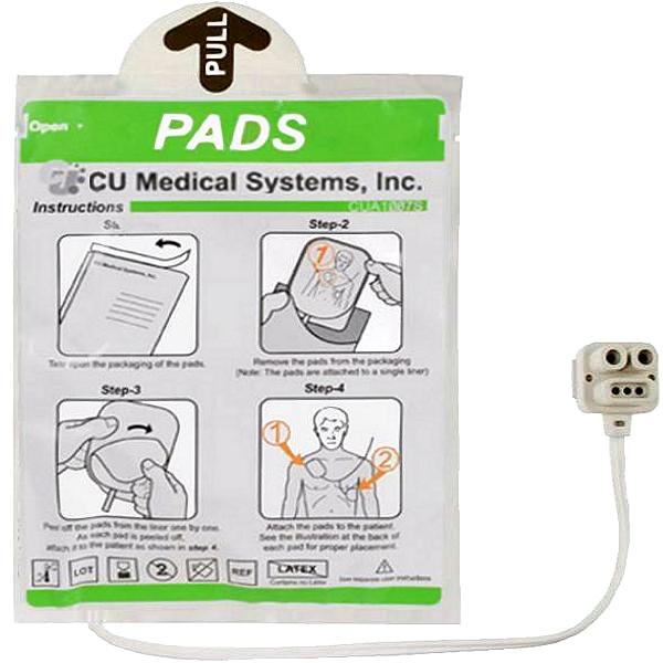 COPPIA DI PIASTRE MONOUSO ADULTI PER DEFIBRILLATORE I-PAD mod. CU-SP1 e CU-SP2