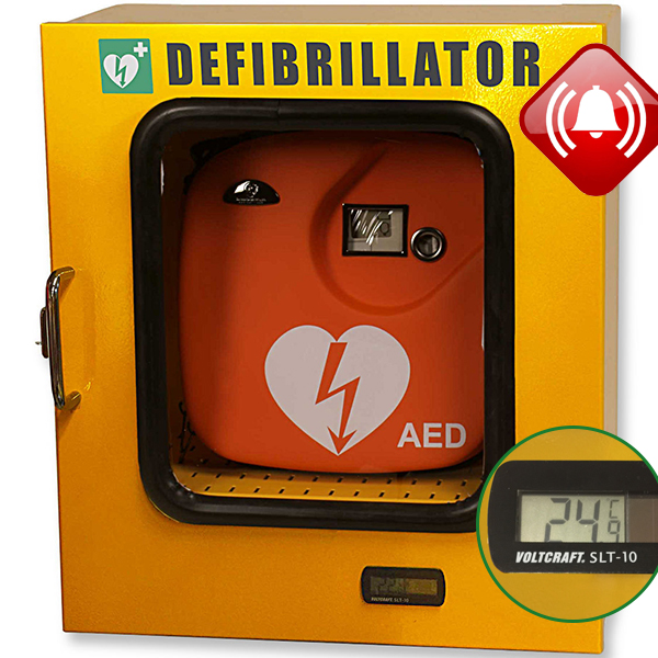 ARMADIETTO PER DEFIBRILLATORI - uso esterno con allarme