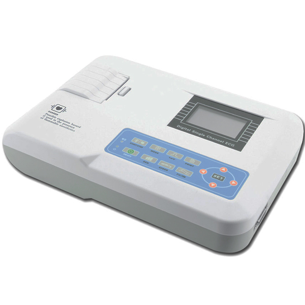 ELETTROCARDIOGRAFO / ECG CONTEC 100G - 12 DERIVAZIONI - monocanale - display LCD