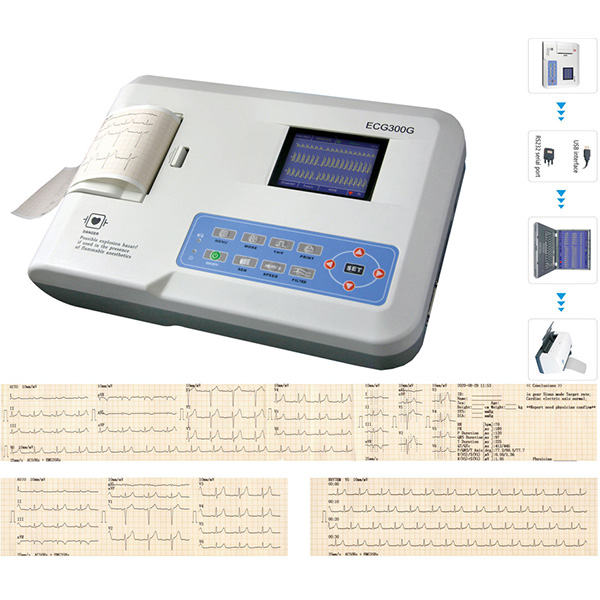 ELETTROCARDIOGRAFO / ECG CONTEC 300G - 3canale con display