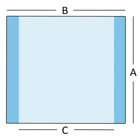 TELO CHIRURGICO PER INCISIONE - 45x50cm - sterile - conf.50pz