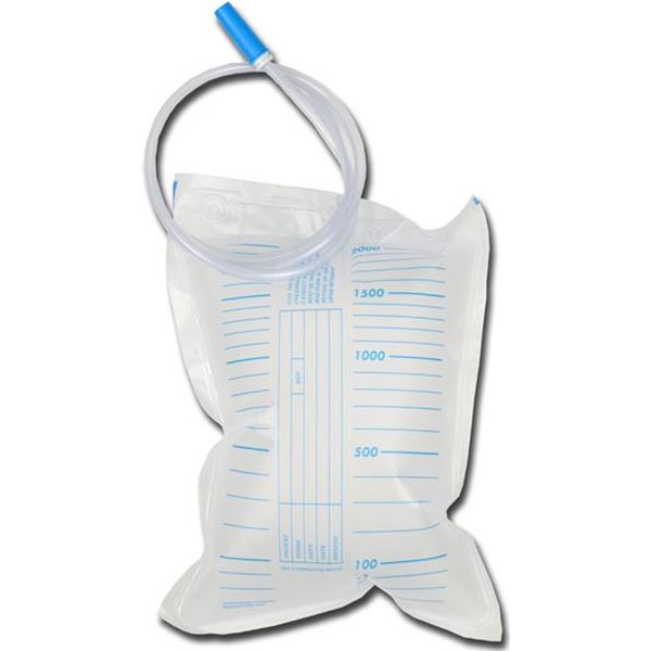 SACCA URINE 2000 cc tubo 130cm - conf.30pz.