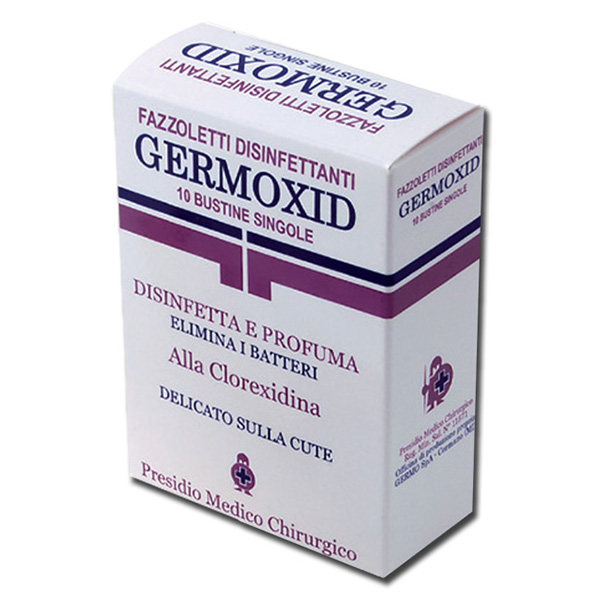 SALVIETTINE DISINFETTANTI GERMOXID alla clorexidina- conf.120pz