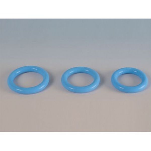 PESSARIO UTERINO IN SILICONE BLU - sterile - senza lattice - varie misure 