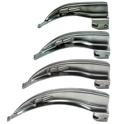 LARINGOSCOPIO MC-INTOSH  STANDARD - SET 4 LAME INOX 