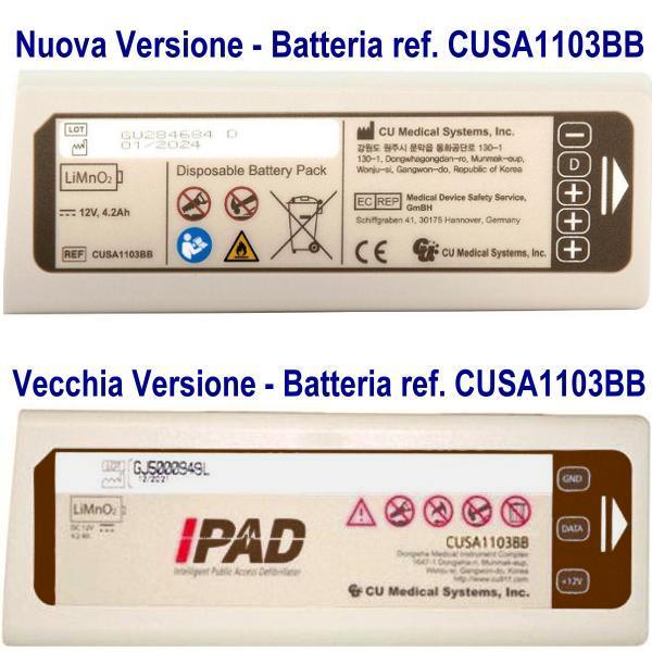 BATTERIA AL LITIO LiMnO2 4,2Ah - alta capacità - per I-PAD CU-SP1 / CU-SP2 (cod. 35339 / 35340 / 35341)