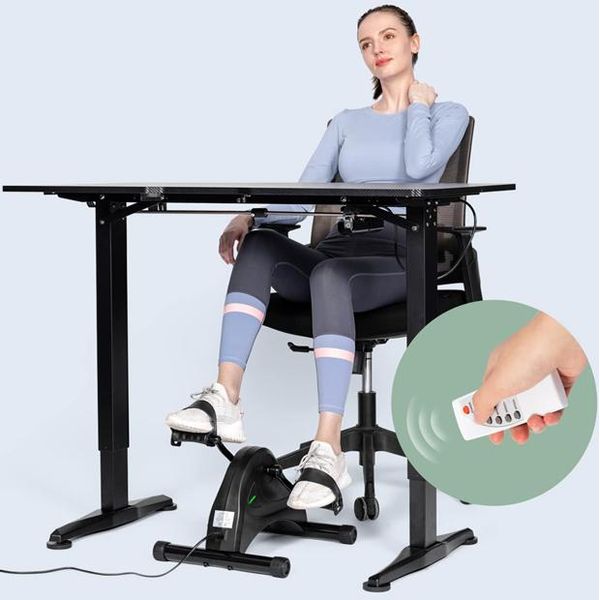 PEDALATORE ESERCITATORE A PEDALE ELETTRICO - display e telecomando - per gambe e braccia