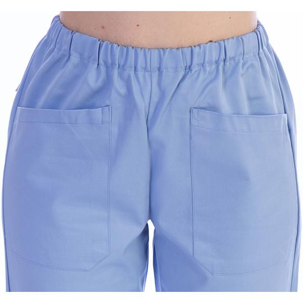 PANTALONE DOTTORE MEDICO INFERMIERE UNISEX - cotone 60% - varie misure e colori