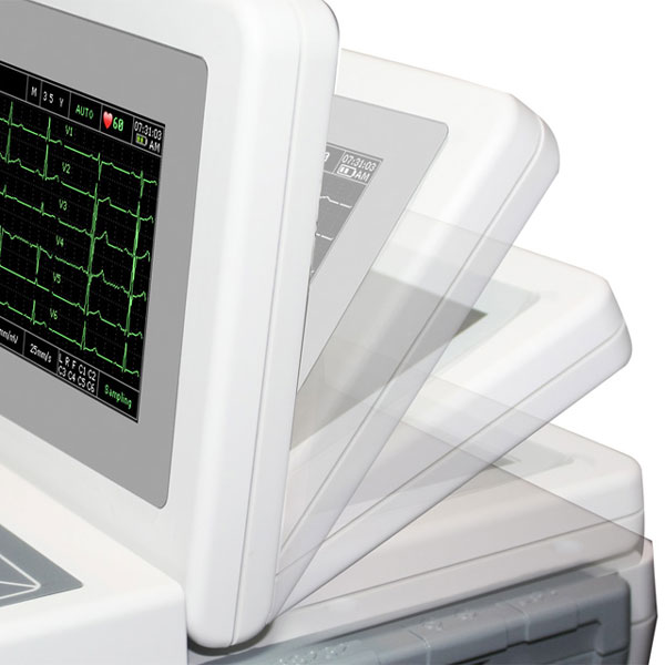 ELETTROCARDIOGRAFO / ECG EDAN SE-3C 12 DERIVAZIONI - 3 canali - display a colori - interpretativo