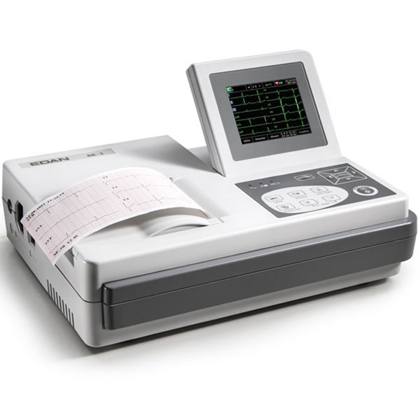 ELETTROCARDIOGRAFO / ECG EDAN SE-3C 12 DERIVAZIONI - 3 canali - display a colori - interpretativo