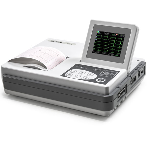 ELETTROCARDIOGRAFO / ECG EDAN SE-3C 12 DERIVAZIONI - 3 canali - display a colori - interpretativo