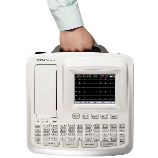 ELETTROCARDIOGRAFO/ ECG EDAN SE-601 3/6 CANALI 12 DERIVAZIONI - DISPLAY 5,7" - interpretativo