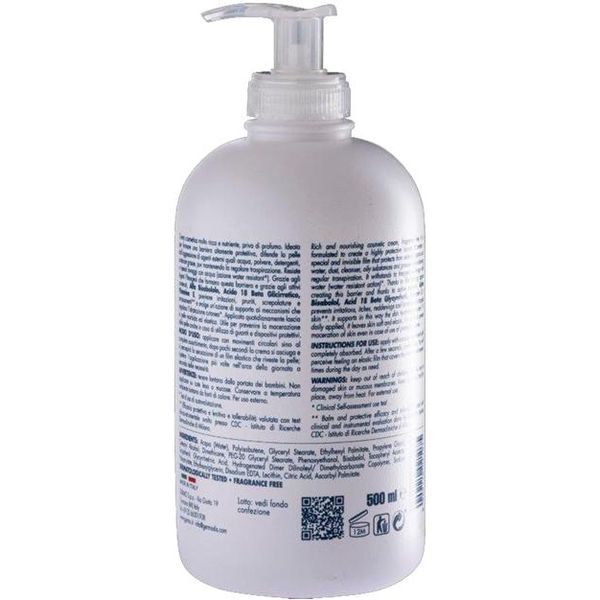 CREMA BARRIERA ALTA PROTEZIONE DERMO PROTETTIVA MANI - flacone 500ml 