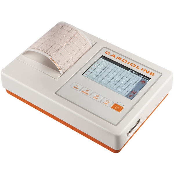 ELETTROCARDIOGRAFO / ECG CARDIOLINE 100L BASIC 12 DERIVAZIONI - 12 canali - display Touch Screen a colori 