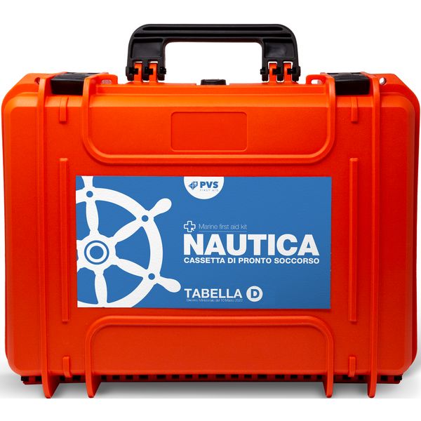 VALIGETTA KIT PRONTO SOCCORSO NAUTICO - 47x37xh.17cm - D.M. 2022 Tabella D