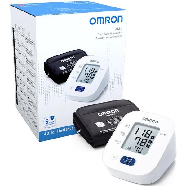 SFIGMOMANOMETRO MISURA PRESSIONE DIGITALE AUTOMATICO OMRON M2 PLUS - 30 memorie