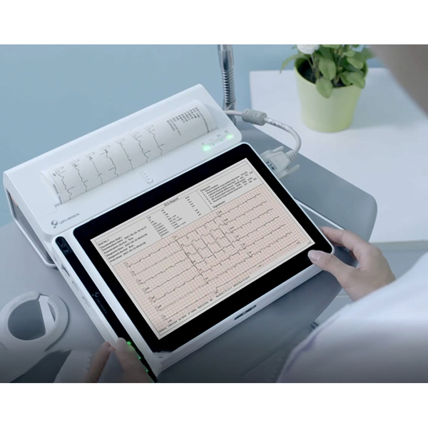 TABLET ECG NEO T180 - 9/12 derivazioni - 12 canali interpretativi Glasgow - display touch 10,1" - con stampante