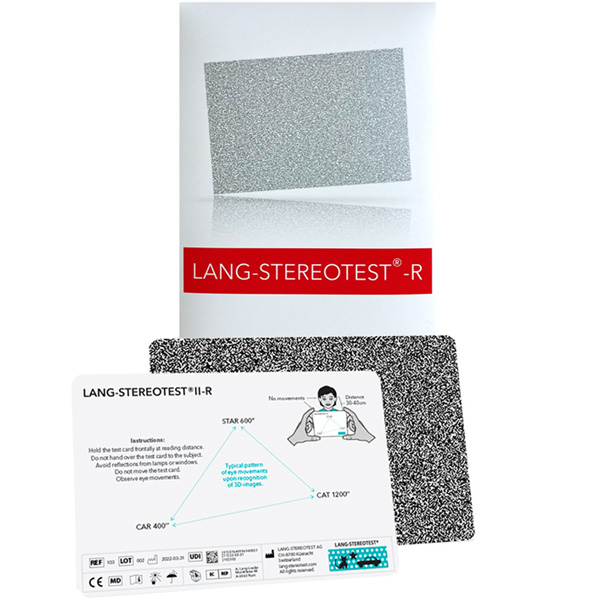 TEST DI LANG I-R - stereotest - 4 stereogrammi