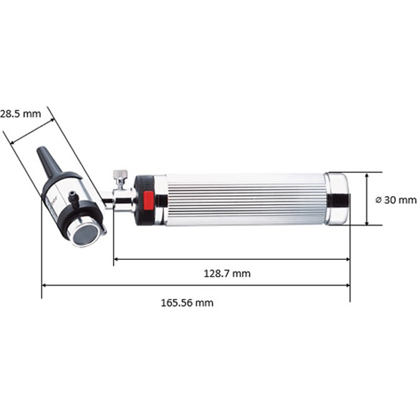 OTOSCOPIO RIESTER UNI I XL 2,7V - LENTE 4X - manico C - con borsetta