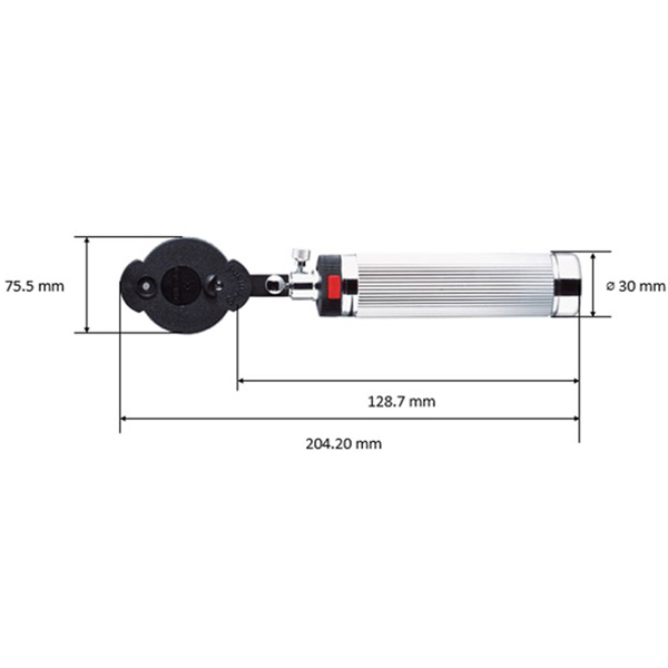 SET DIAGNOSTICO RIESTER ECONOM 2,7 V/XL 2,5 V -manico C - con custodia rigida