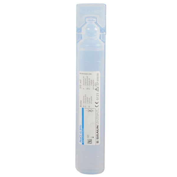 SOLUZIONE FISIOLOGICA SALINA 0,9% 30ml con apertura a farfalla (non richiudibile) - conf. 100pz