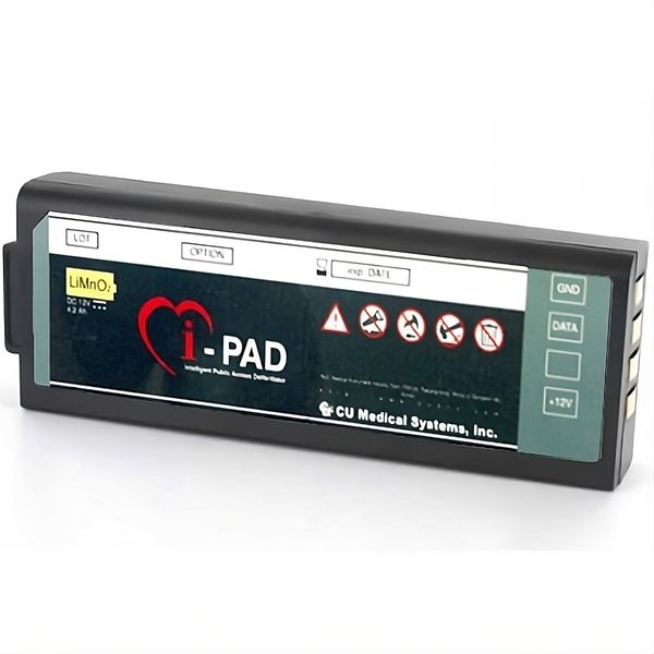 BATTERIA AL LITIO 12V 4,2Ah lunga durata - non ricaricabile - per defibrillatore e trainer I-PAD NF-1200